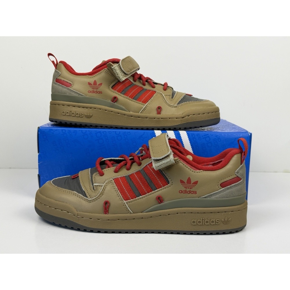 Adidas Forum 84 Camp Low Sneakers Men's Size 8 Cardboard Scarlet GV6785